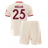 Bayern Munich Thomas Muller #25 Kolmas Peliasu Lasten 2024-25 Lyhythihainen (+ Lyhyet housut)